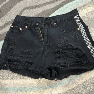 🟢10/$10 - Signature8 black shorts